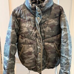 Old Navy Camouflage Puffer Jacket